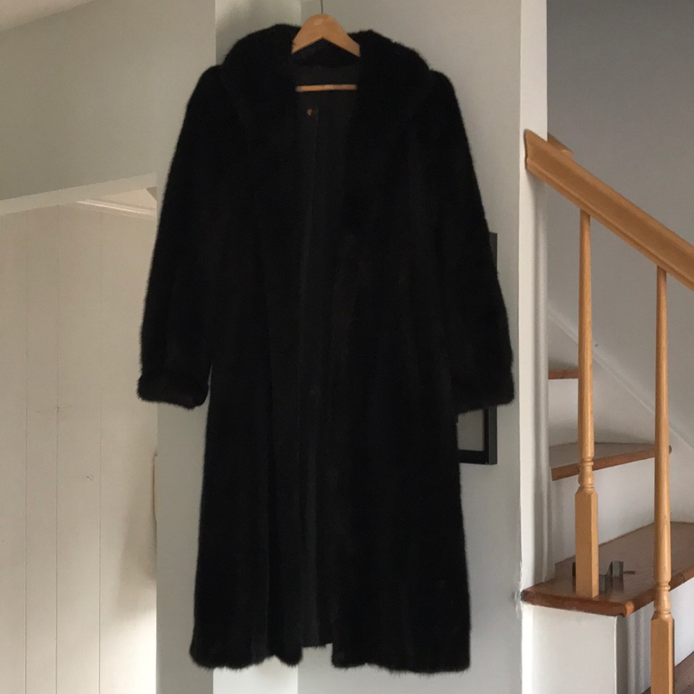 Grandma’s mink fur coat from 1960’s